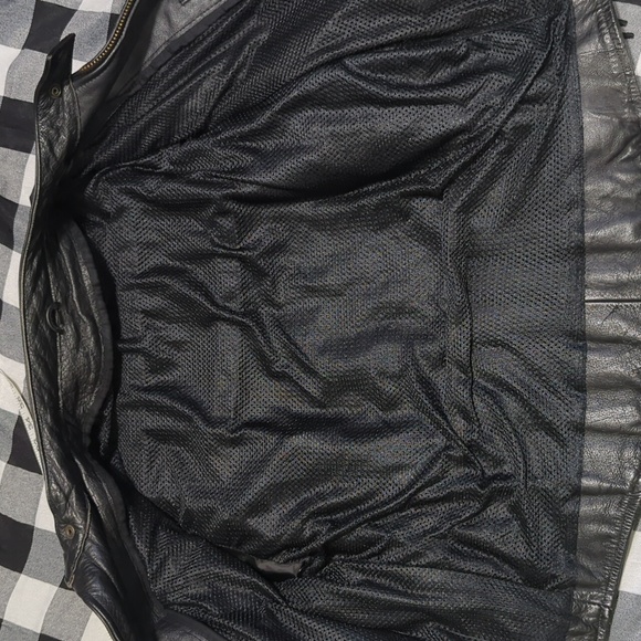 Vintage Black Leather Riding Jacket - Picture 10 of 10